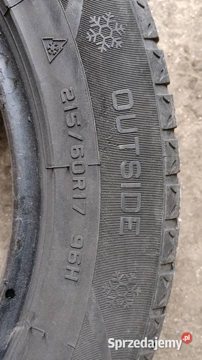 Opony 21560 R17 4 sztuki Narol sprzedam