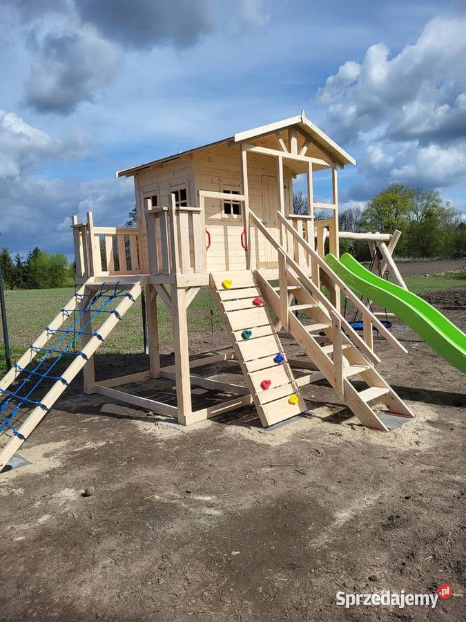 Place zabaw domek dzieci huśtawki montaż mazowieckie