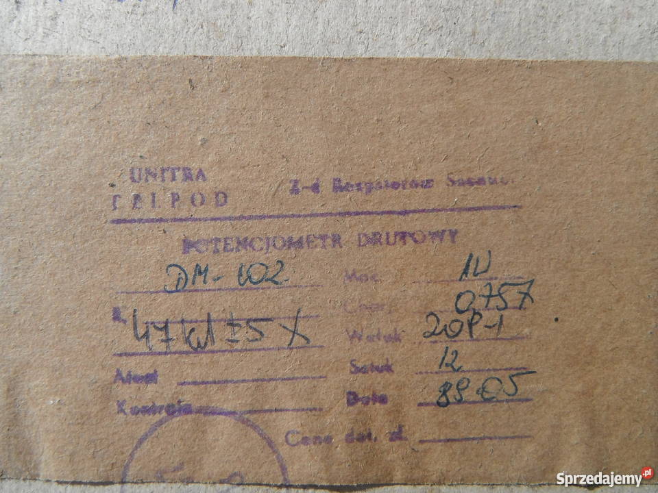 Potencjometr 47kOhm 1W Helipot DM102655 Telpod Chlewiska