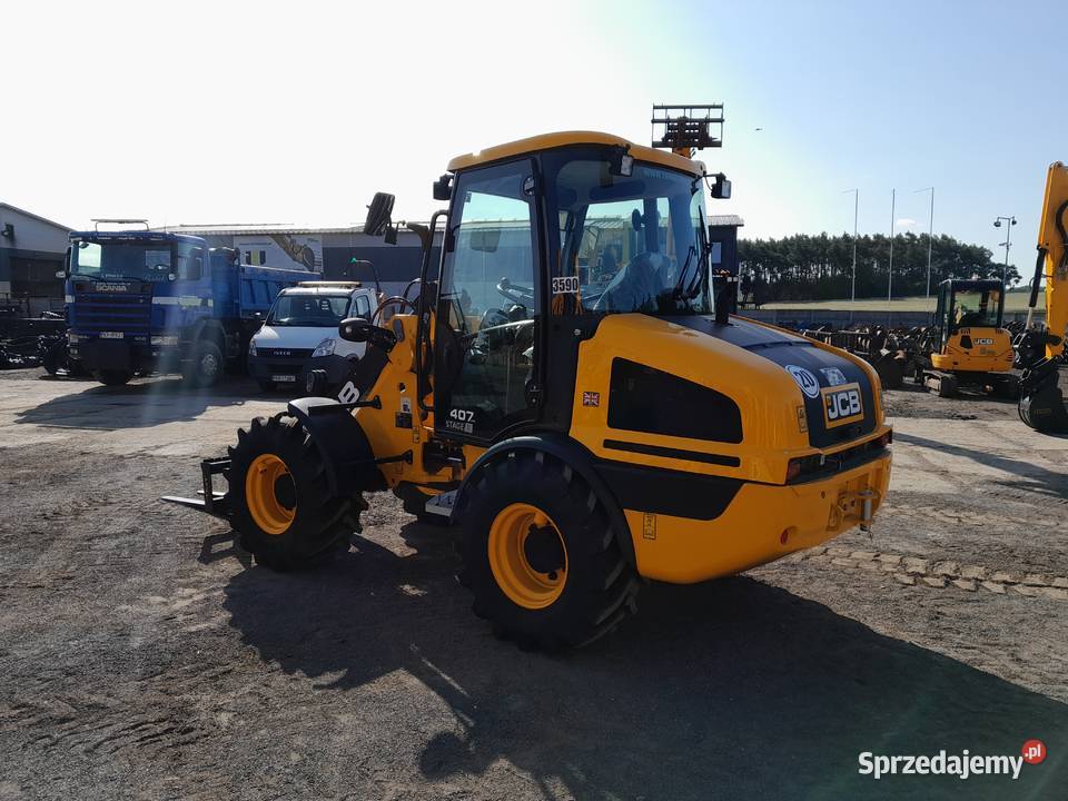 JCB 407 SV AGRI 2022R 6 MTH ŁADOWARKA WEIDEMANN wielkopolskie Krotoszyn