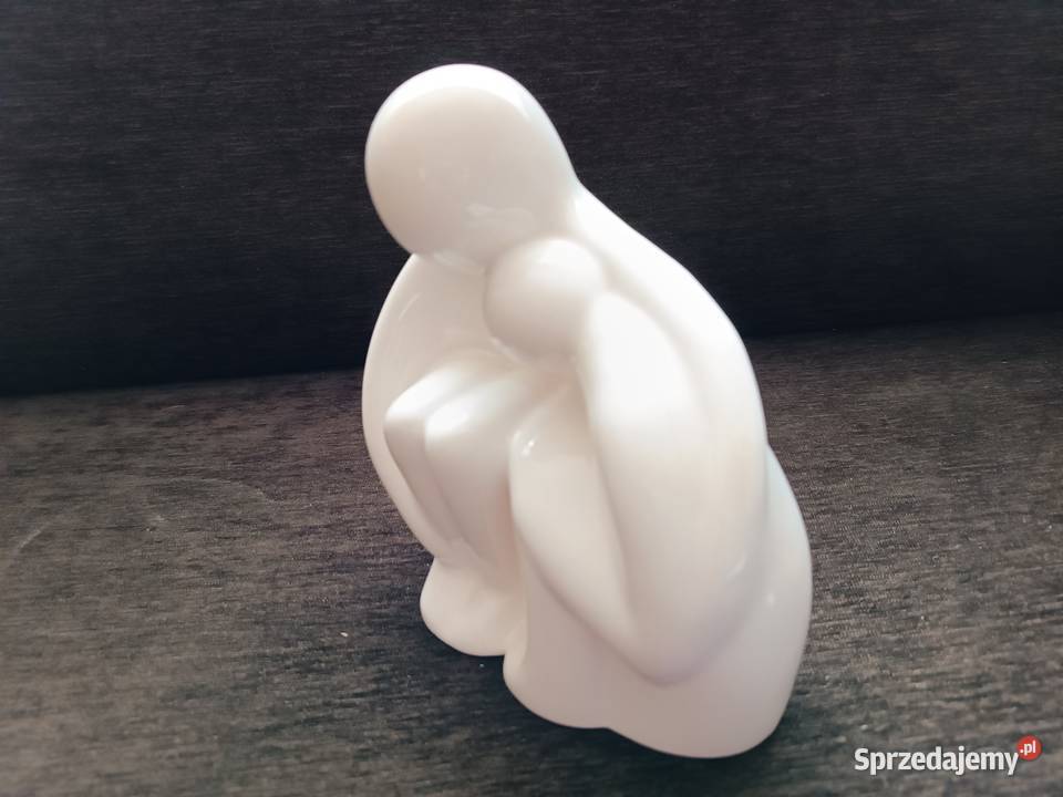 Kolekcjonerska figurka z kamionki rodzic Szczyrk