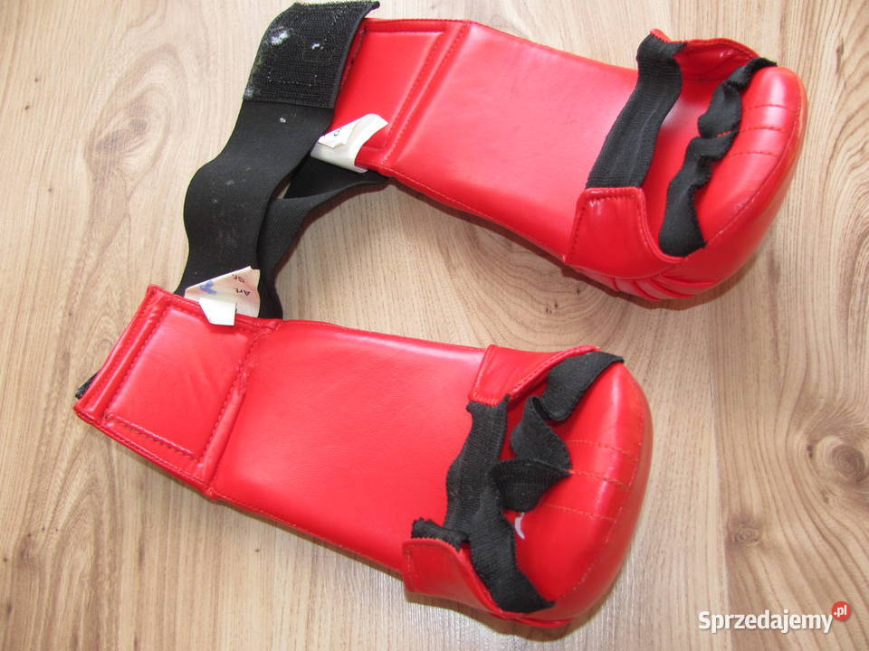 rękawice do ćwiczeń boksowania czerwone r L Zamość sprzedam