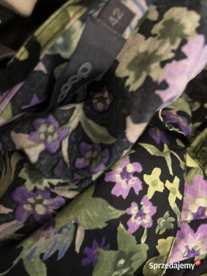 Coop sukienka modny wzór kwiaty kwiecista Choszczno