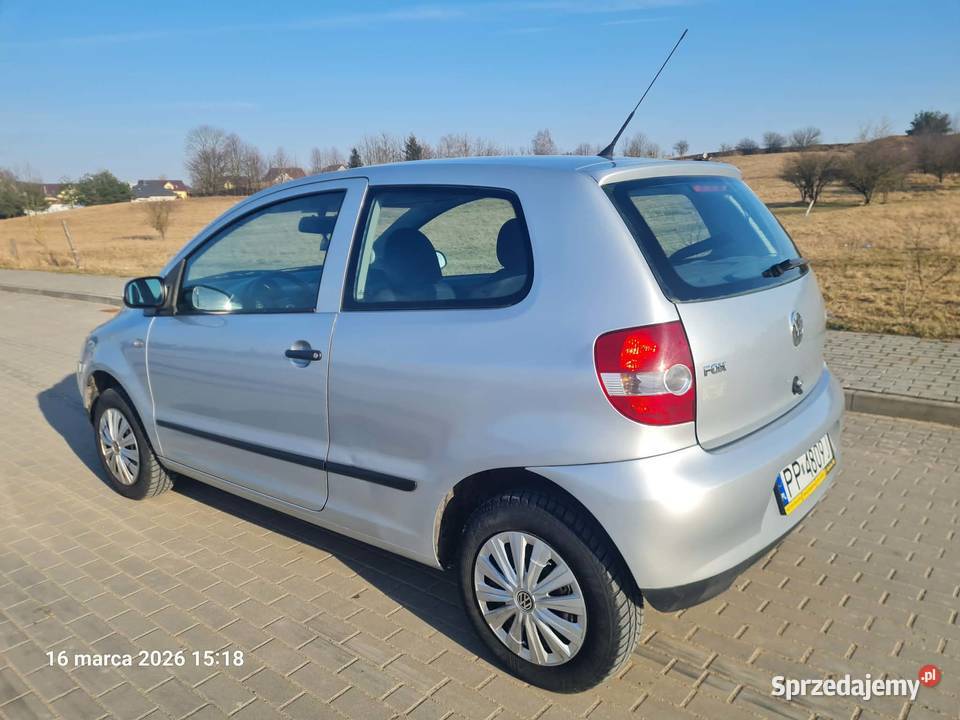 VW FOX ładny długie opłaty 2007r Grajewo