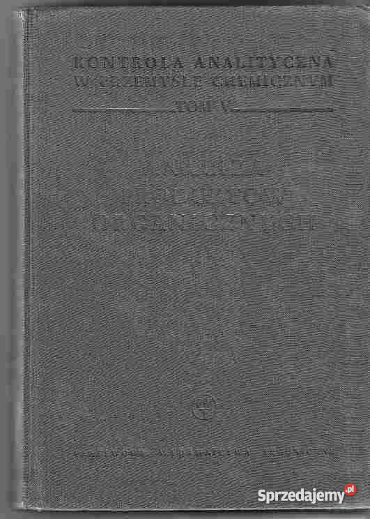 2268 ANALIZA PRODUKTÓW ORGANICZNYCH PÓŁPRODUKTY Czyrna