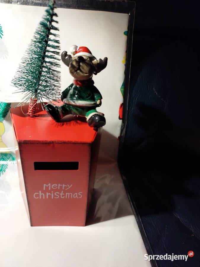 Ozdoba skrzynka z reniferem Nowa dolnośląskie Wrocław
