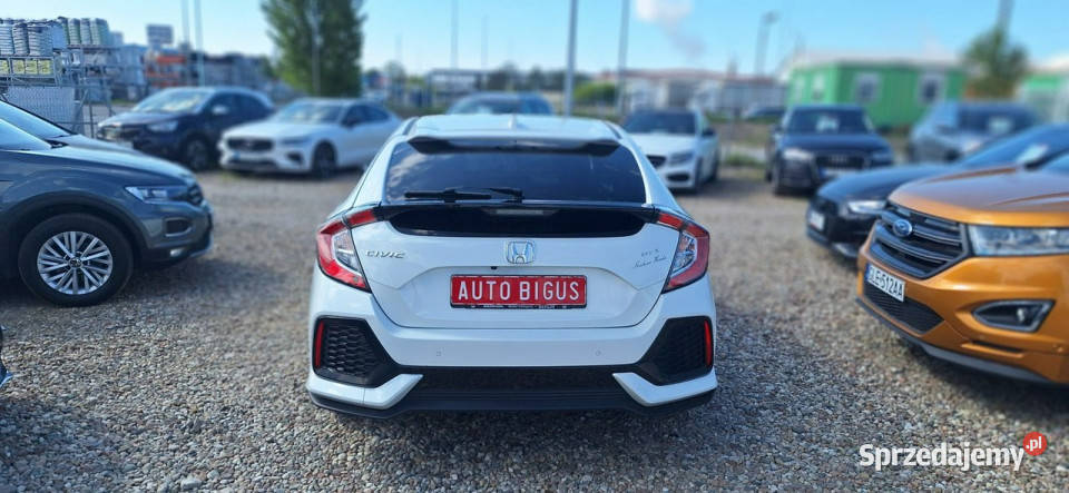 Honda Civic biala perla 10 ivtec ledy duza navi wielofunkcyjna kierownica Honda