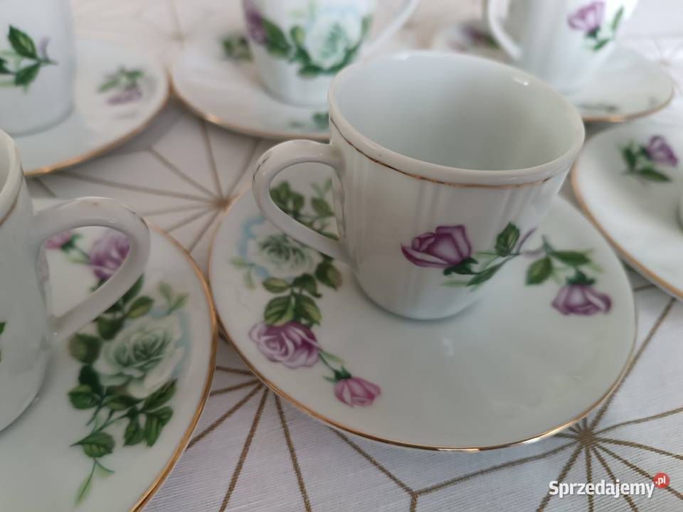 Filiżanki do kawy serwis kawowy kpl 6 chińska Opole