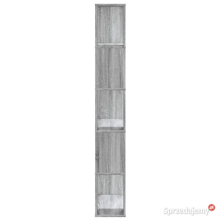 5poziomowy regał szary dąb sonoma 805x235x1625 Regały Meble Warszawa