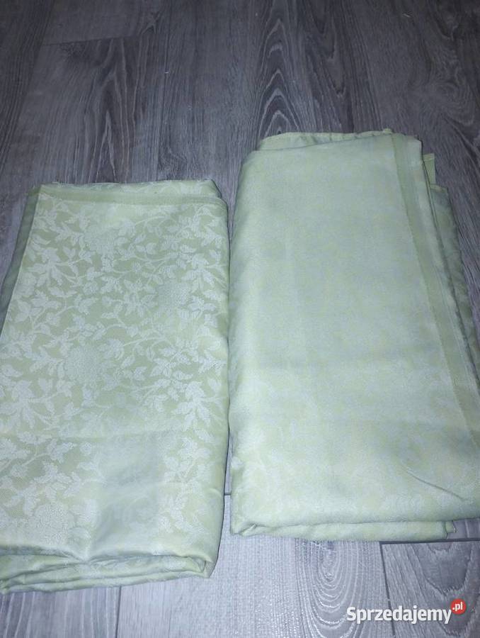 zasłony dwie sztuki odcienie zieleni Poznań