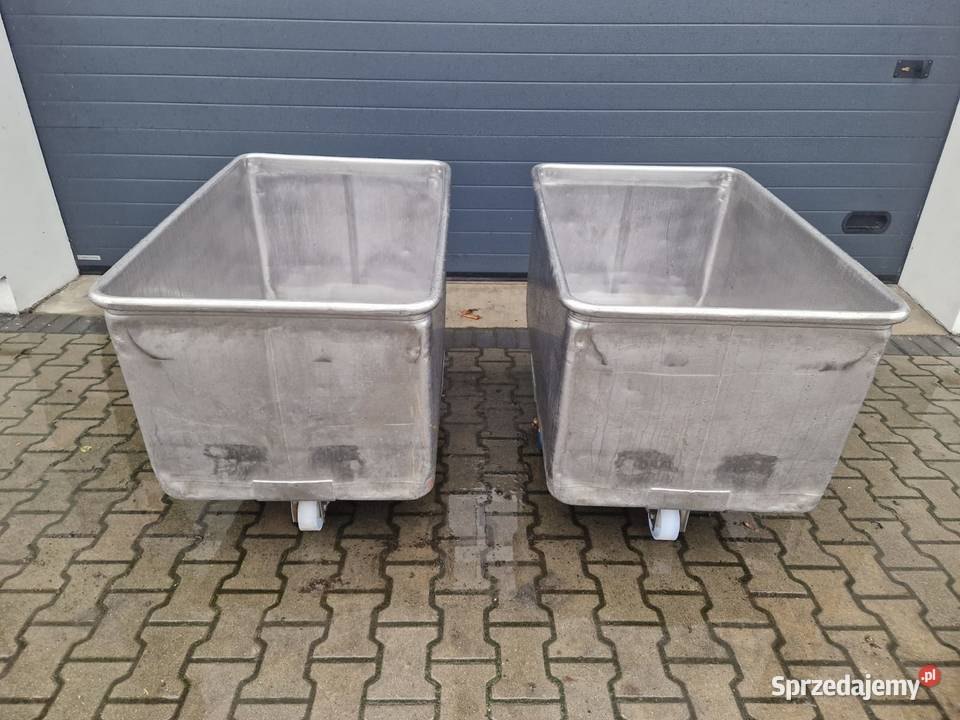 Zbiornik na kółkach wanna pojemnik stal wielkopolskie Buk