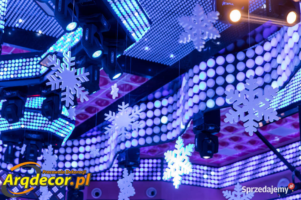 Śnieżynki styropianowe 49 Komplet 20 sztuk Dębna