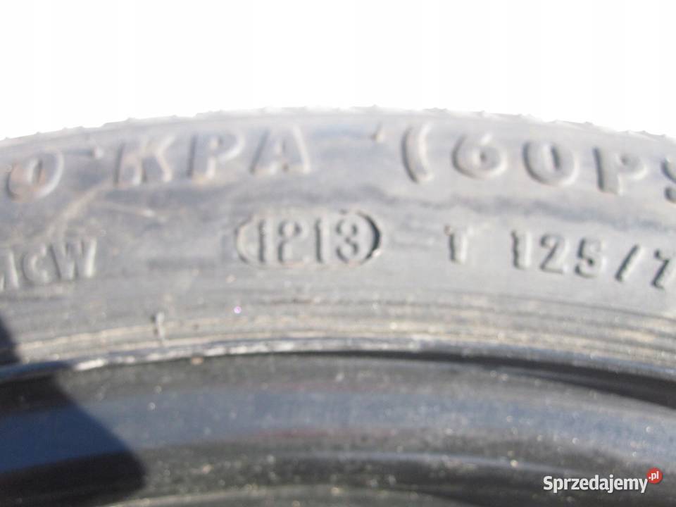 AUDI A3 8P GOLF V VI koło dojazdowe 1257018 99M sprzedam