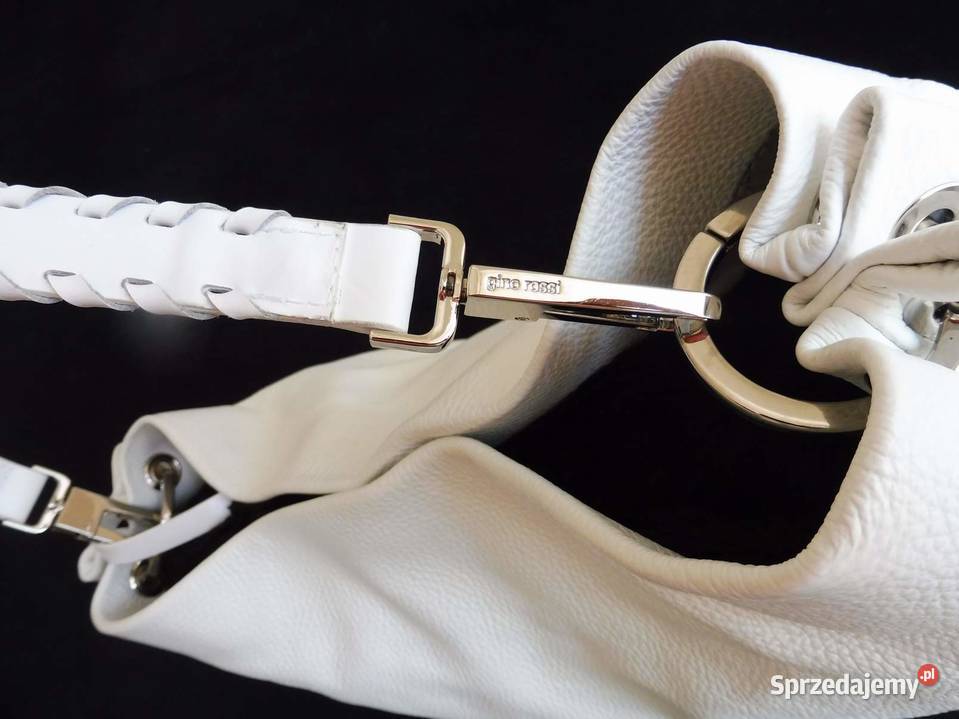 Gino Rossi biała skóra naturalna nowa