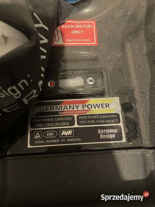 Agregat prądotwórczy isselburg bsg 66 7g Polany
