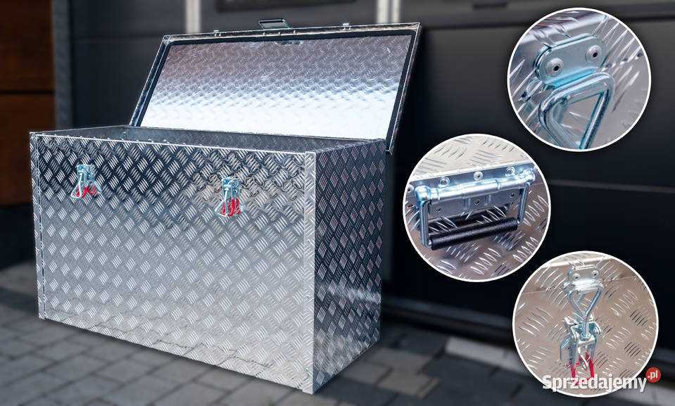 Skrzynia narzędziowa aluminiowa ryflowana Okazja Żarów