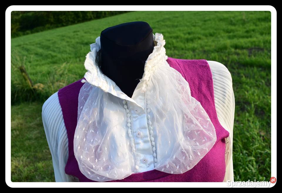 Sweter koszula 2w1 7WEŁNA i KASZMIR elegancki Płock