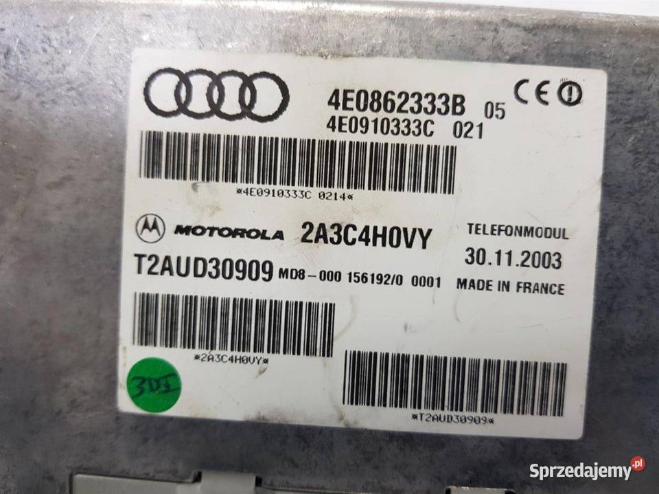 MODUŁ AUDI S8 D3 4E0862333B Lipno