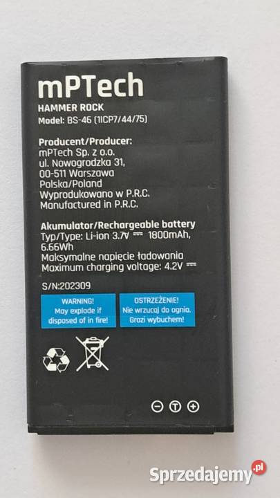 Hammer Rock mocny Wytrzymały budowa IP68 Zielona Góra