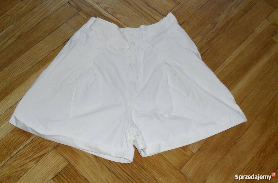 BIAŁE SPODENKI DAMSKIE RUNIWERSALNY Rozmiar uniwersalny Łódź
