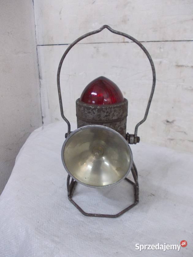 Zabytkowa lampka latarka samochodowa awaryjna