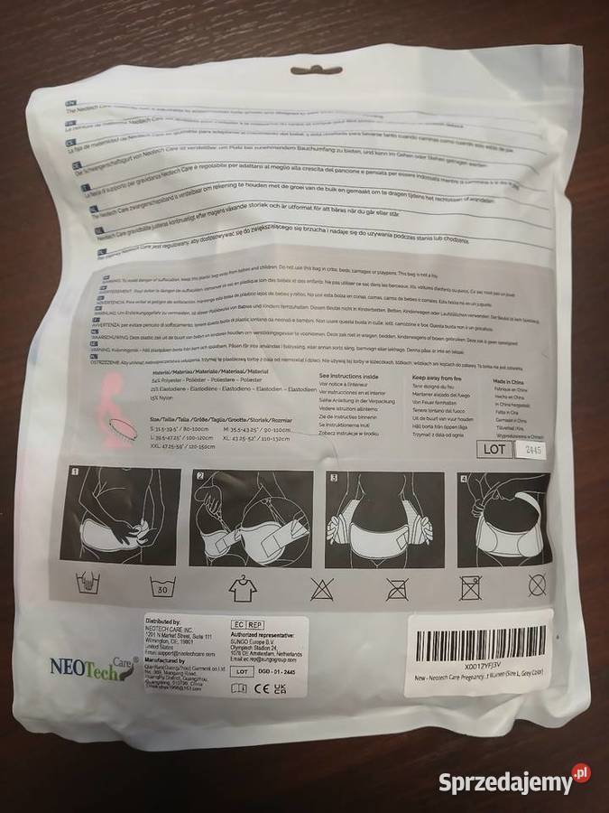 Pas ciążowy podtrzymujący brzuch