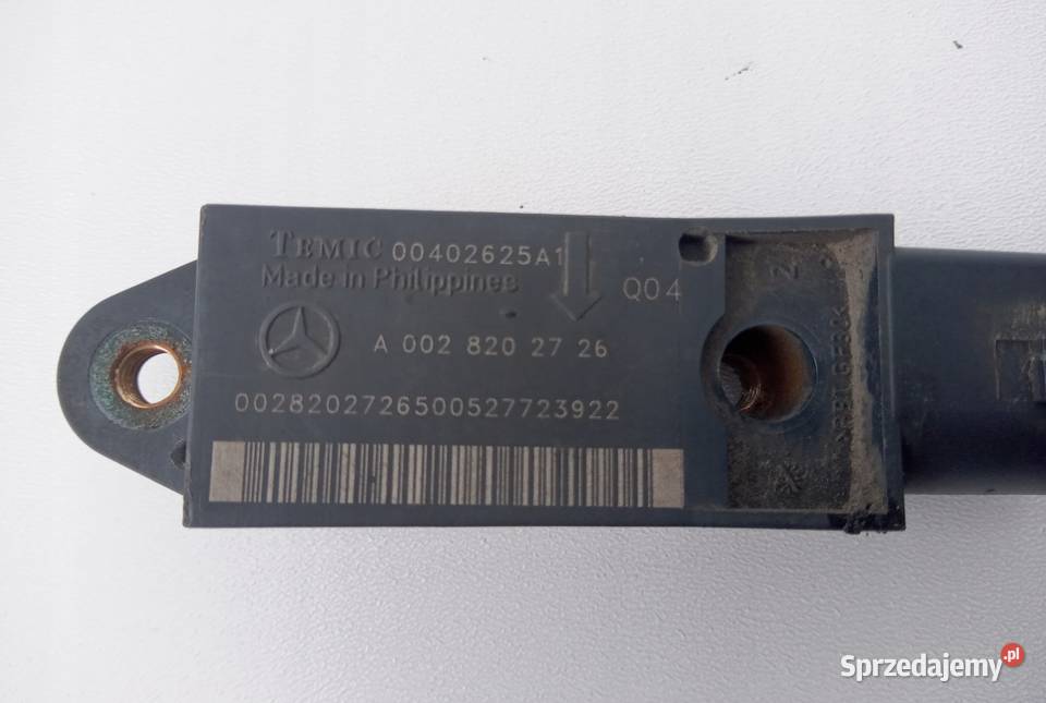 CZUJNIK UDERZENIA BOCZNY MERCEDES W219 W211 R171 wielkopolskie Nowy Tomyśl