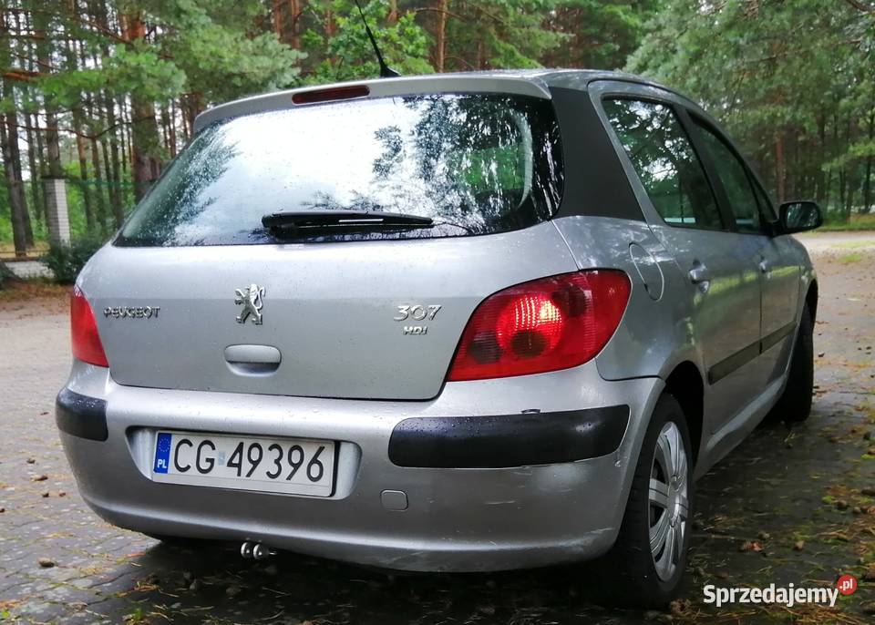 Peugeot 307 hdi 2.0, 90KM. Okazja Toruń Sprzedajemy.pl