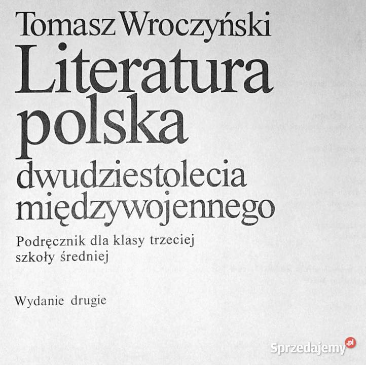 Literatura polska dwudziestolecia