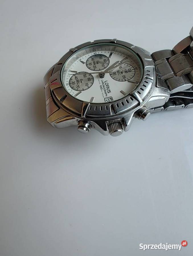 Zegarek męski Lorus Chronograph Japan vintage warmińsko-mazurskie Olecko sprzedam