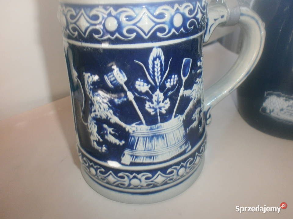 kobalt kufel do piwa Niemieckie