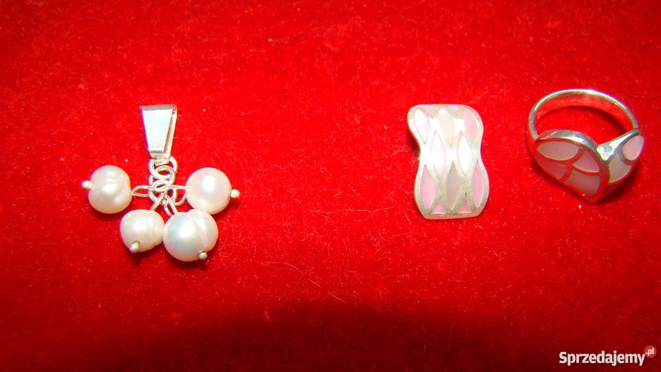 Kolczyk i zawieszka jako komplet srebro 925 śląskie Knurów