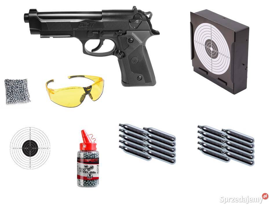 Mega zestaw wiatrówka pistolet co2 śrut Nowy Sącz