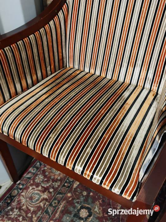 Piękny zestaw foteli gabinetowych 8 sztuk Fotele Sandomierz