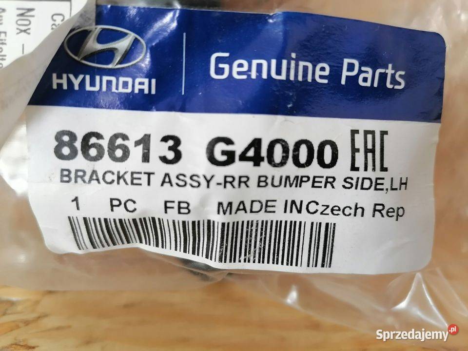 HYUNDAI i30 HB ŚLIZG ZDERZAK LEWY TYŁ 86613G4000 osobowe Motoryzacja wielkopolskie