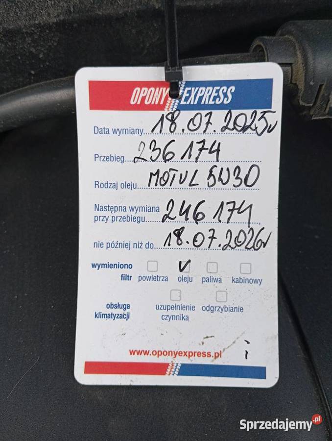 BMW 1 18D 5 drzwi opłaty na 112026 Lubin