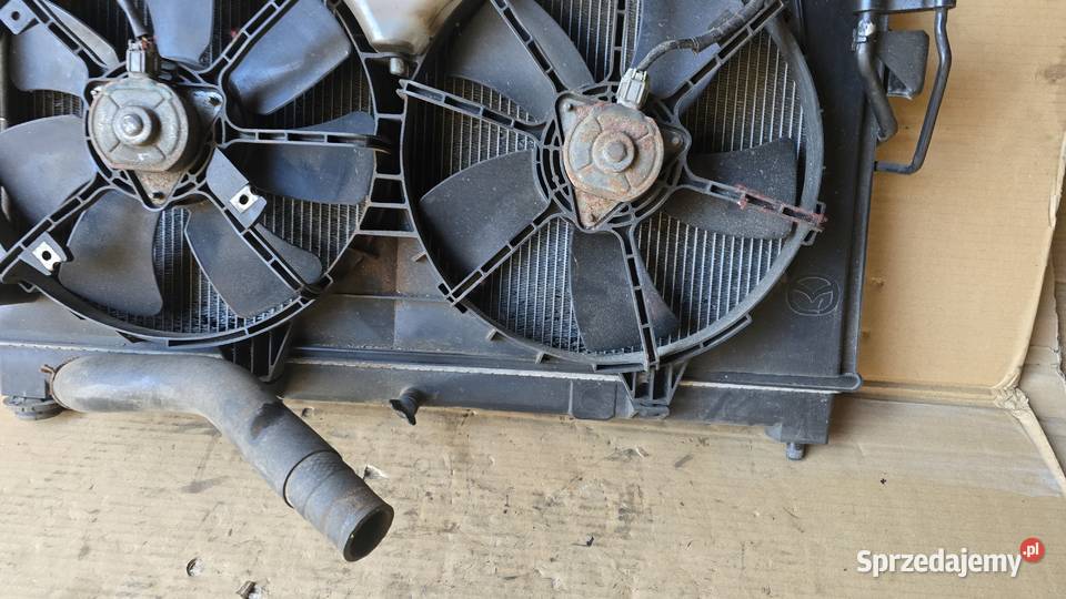 Mazda 6 GH chodnica wody wentylatory chłodnicy dolnośląskie Legnica sprzedam
