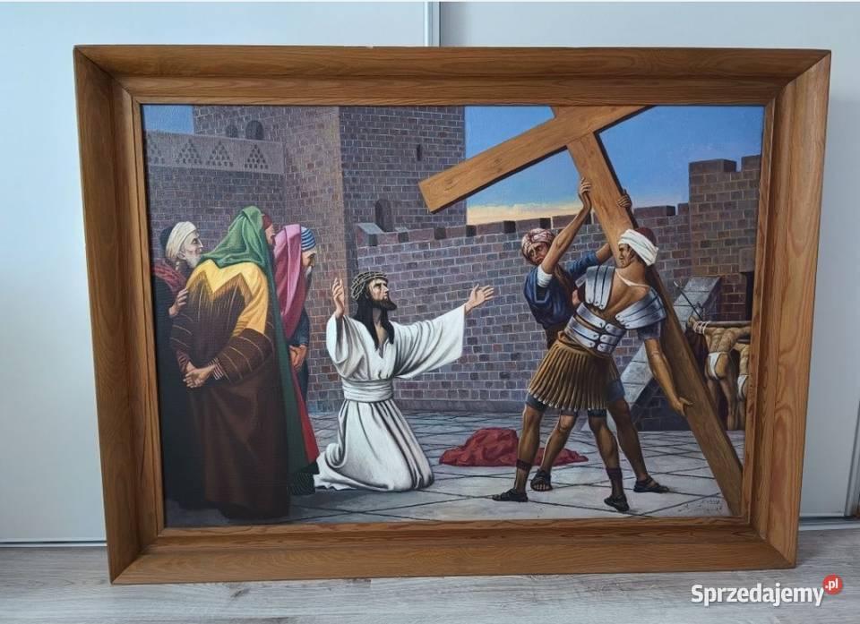 Obraz malowany na płótnie opolskie Niemodlin sprzedam