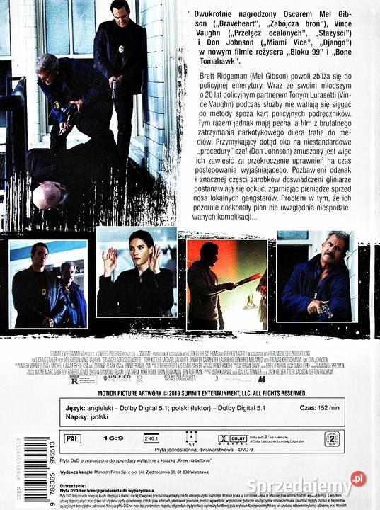 KREW NA BETONIE MEL GIBSON DVD KS Kalisz