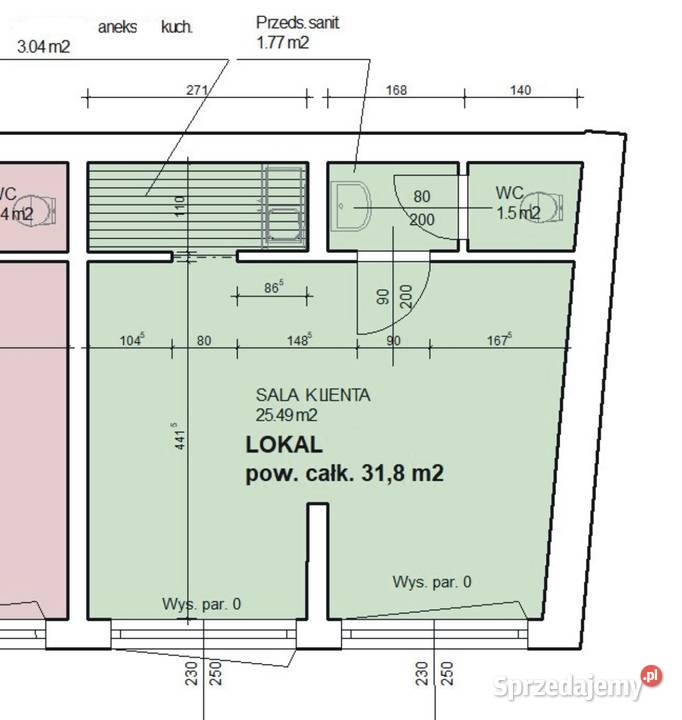 Nowy lokal usługowy 32m2 Rynku 100m