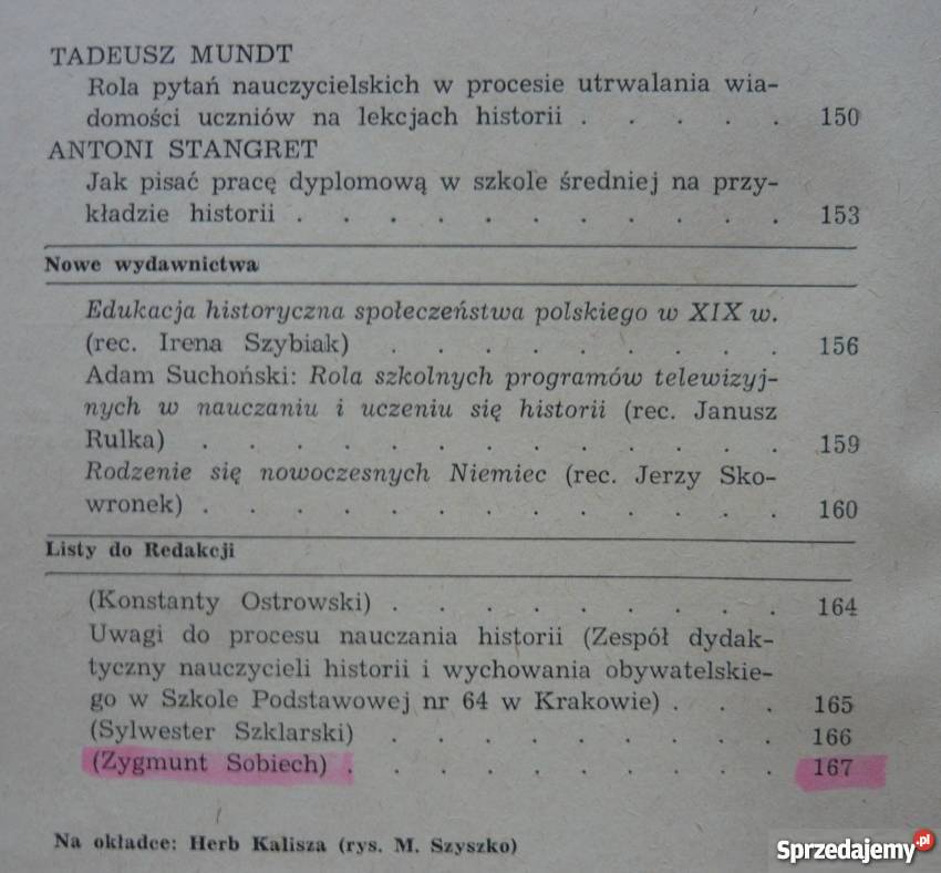 WIADOMOŚCI HISTORYCZNE 2 MARZECKWIECIEŃ 141 XXV Podręczniki Grudziądz
