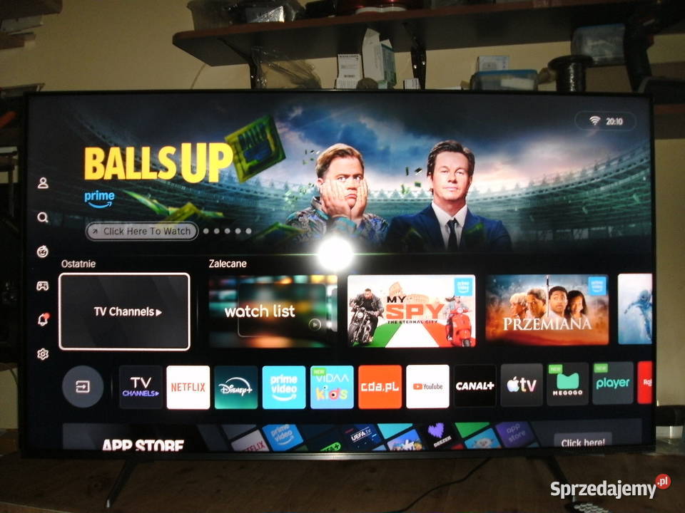 QLED TV 55 Smart TV z WiFi 4K UHD Android TV Karlino