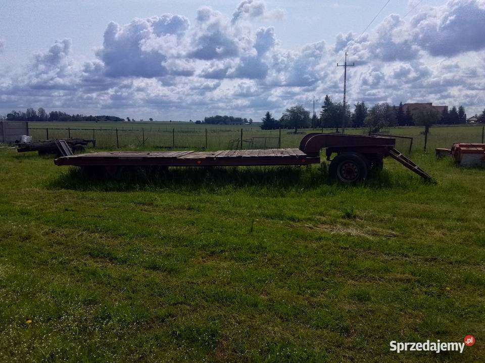 Przyczepa niskopodwoziowa Przyczepy rolnicze Łomża