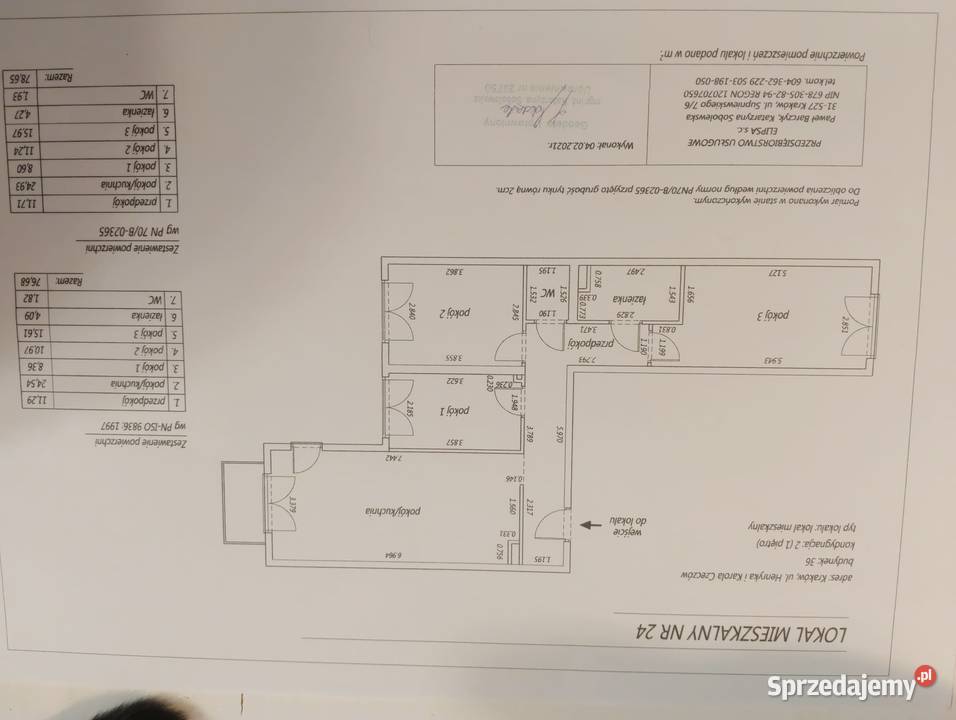 Mieszkanie 7865m2 os Złocień 2021 78.65m2 małopolskie Kraków