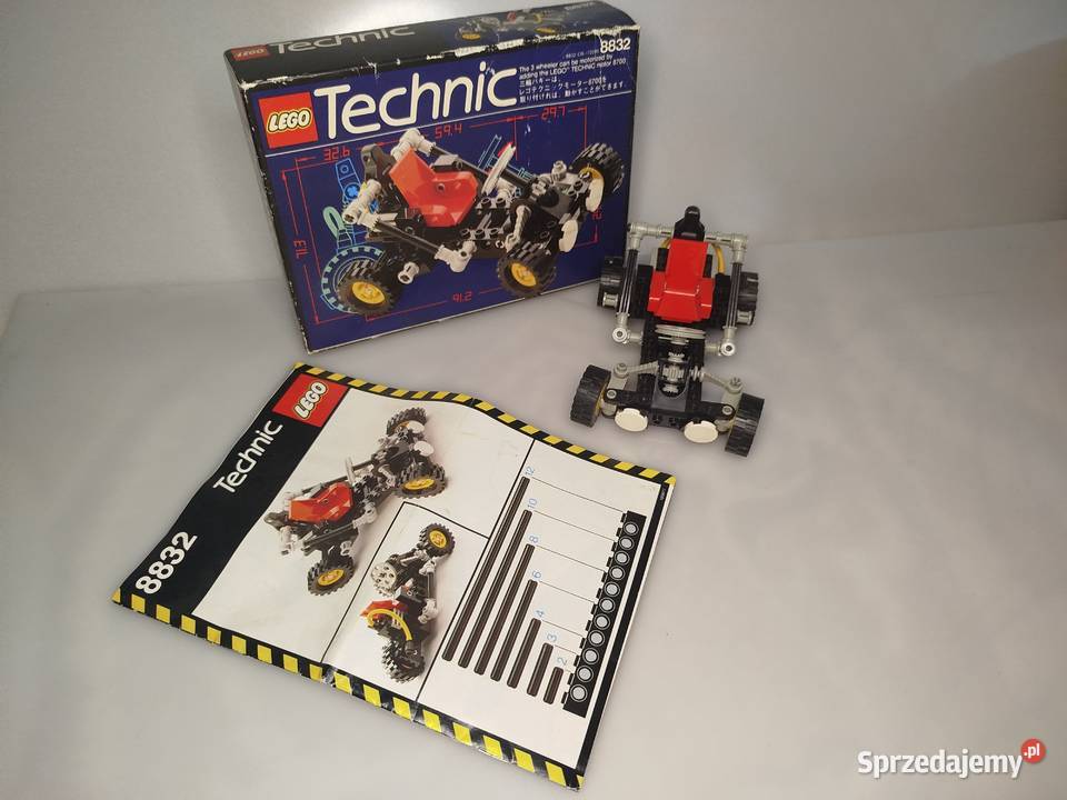 Zabytkowy Zestaw LEGO Technic 8832 Roadster