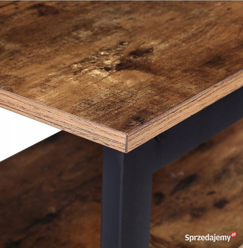 STOLIK KAWOWY NOCNY DO ŁÓŻKA METALOWY jasny brąz Choroszcz