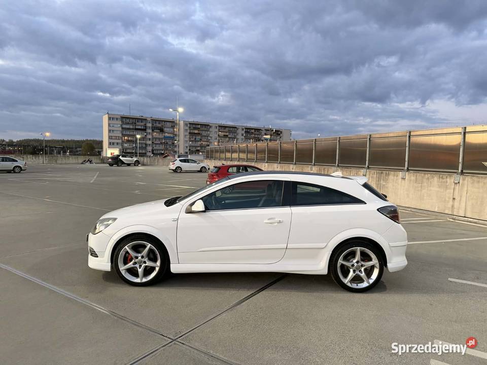 Opel Astra H GTC 18 Benzyna Coupe Opc Line Skóra ASR (kontrola trakcji) Astra Chrzanów