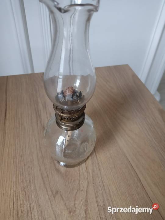 Lampa naftowa szklana Limanowa sprzedam
