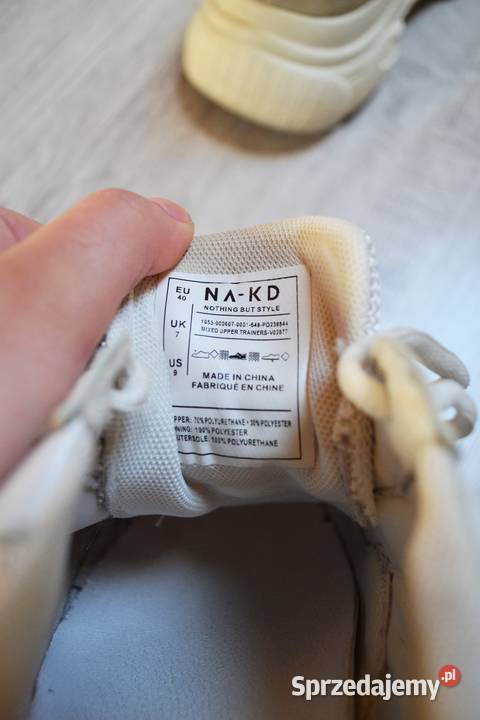 NAKD białe sportowe buty wysokie 40 Toruń