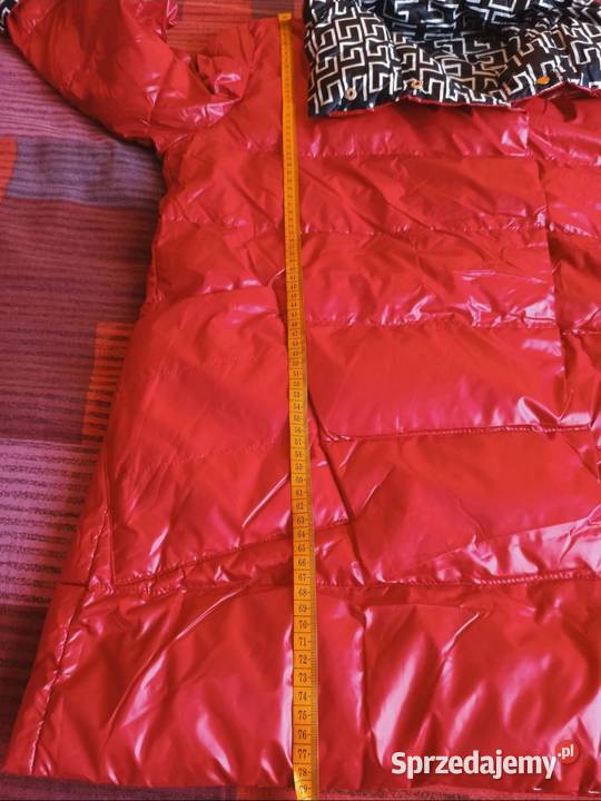 Kurtka czerwona dwustronna lekka Cieszyn sprzedam